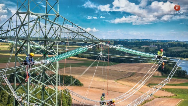Enprom - Budowa linii 400 kV Ełk - granica RP